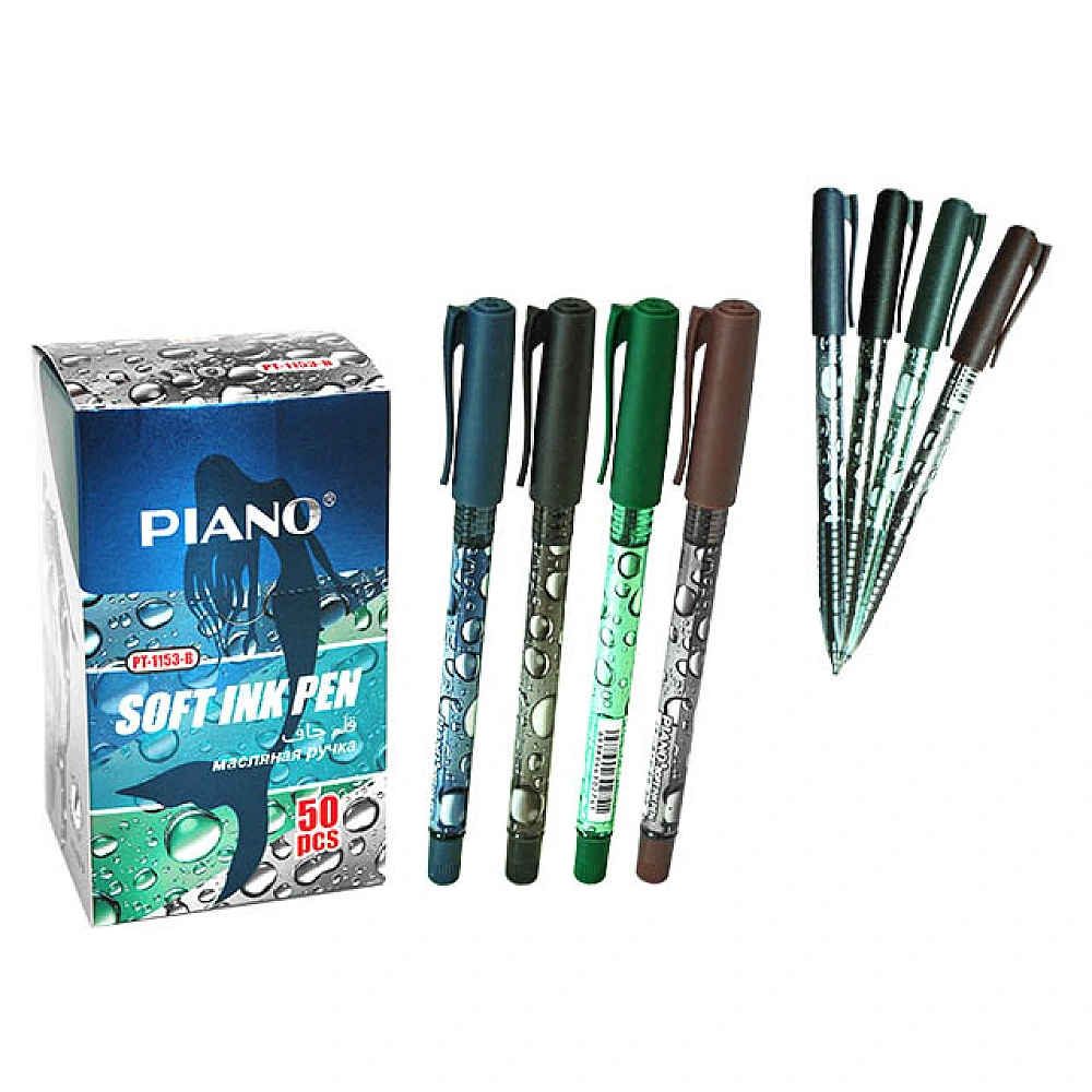 Pix cu gel PT-1153 soft ink,1mm, albastru