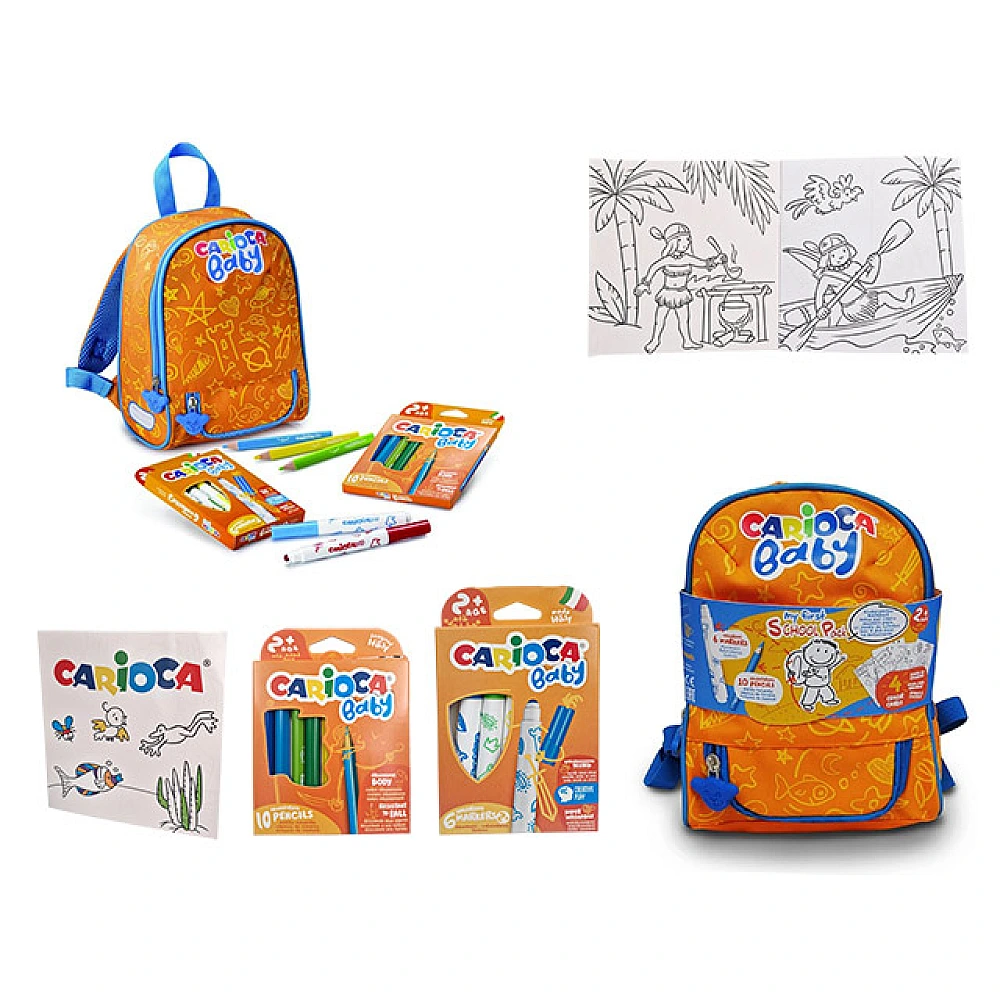 Set de desen in ghiozdan Carioca Baby 2+