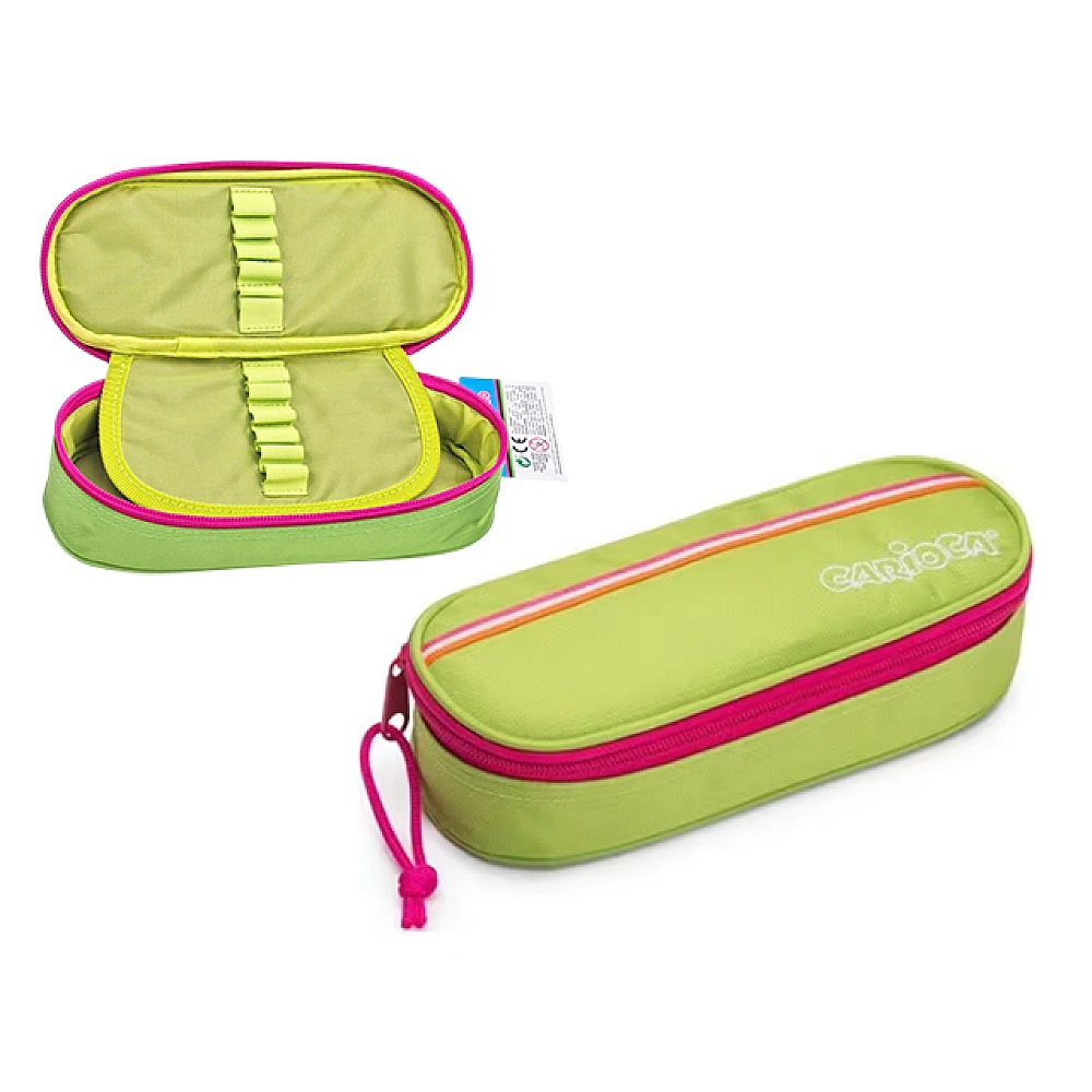 Penar Carioca Fluo cu fermoar, fara rechizite, verde