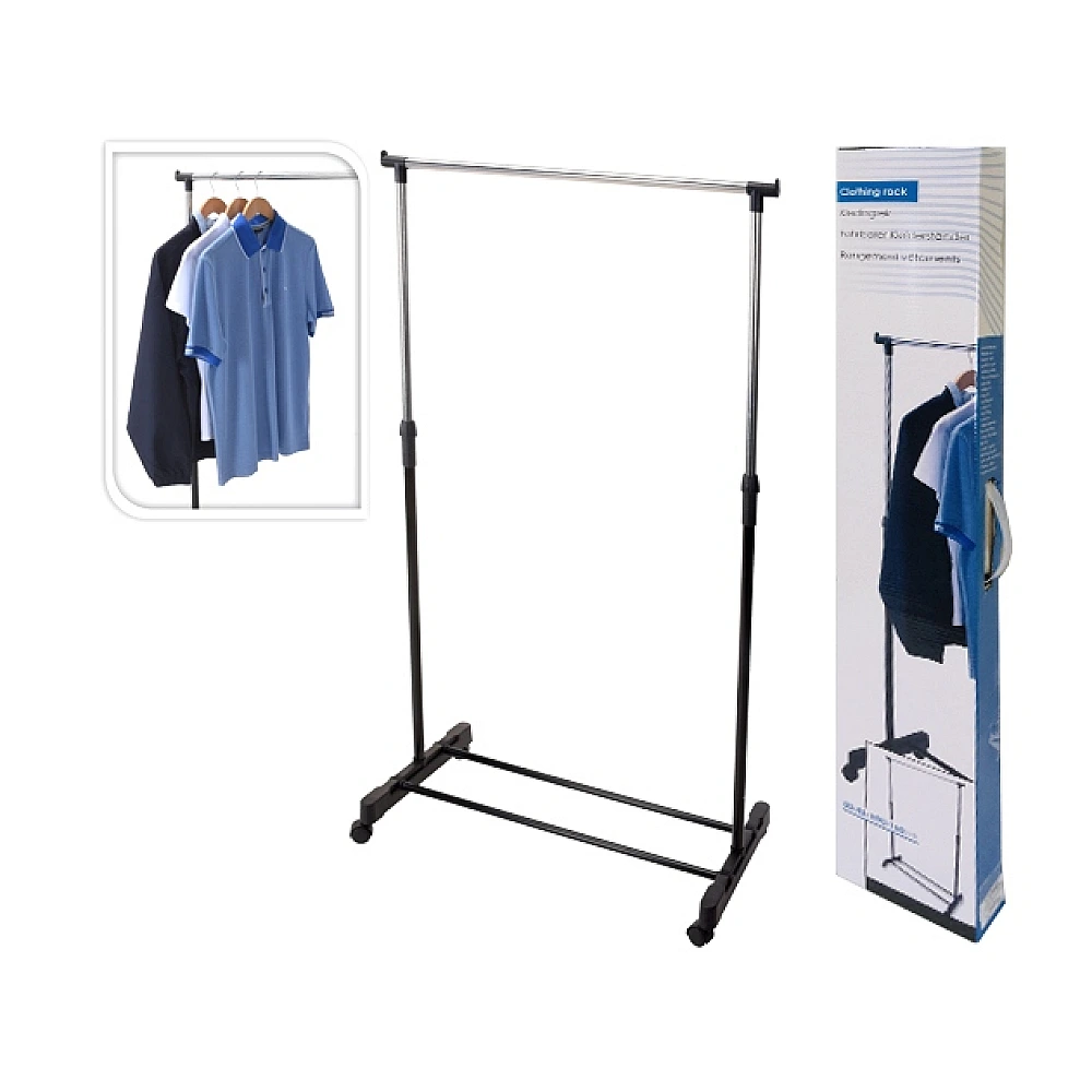 Cuier cu suport pe roti 80X43cm H90-160cm Storage