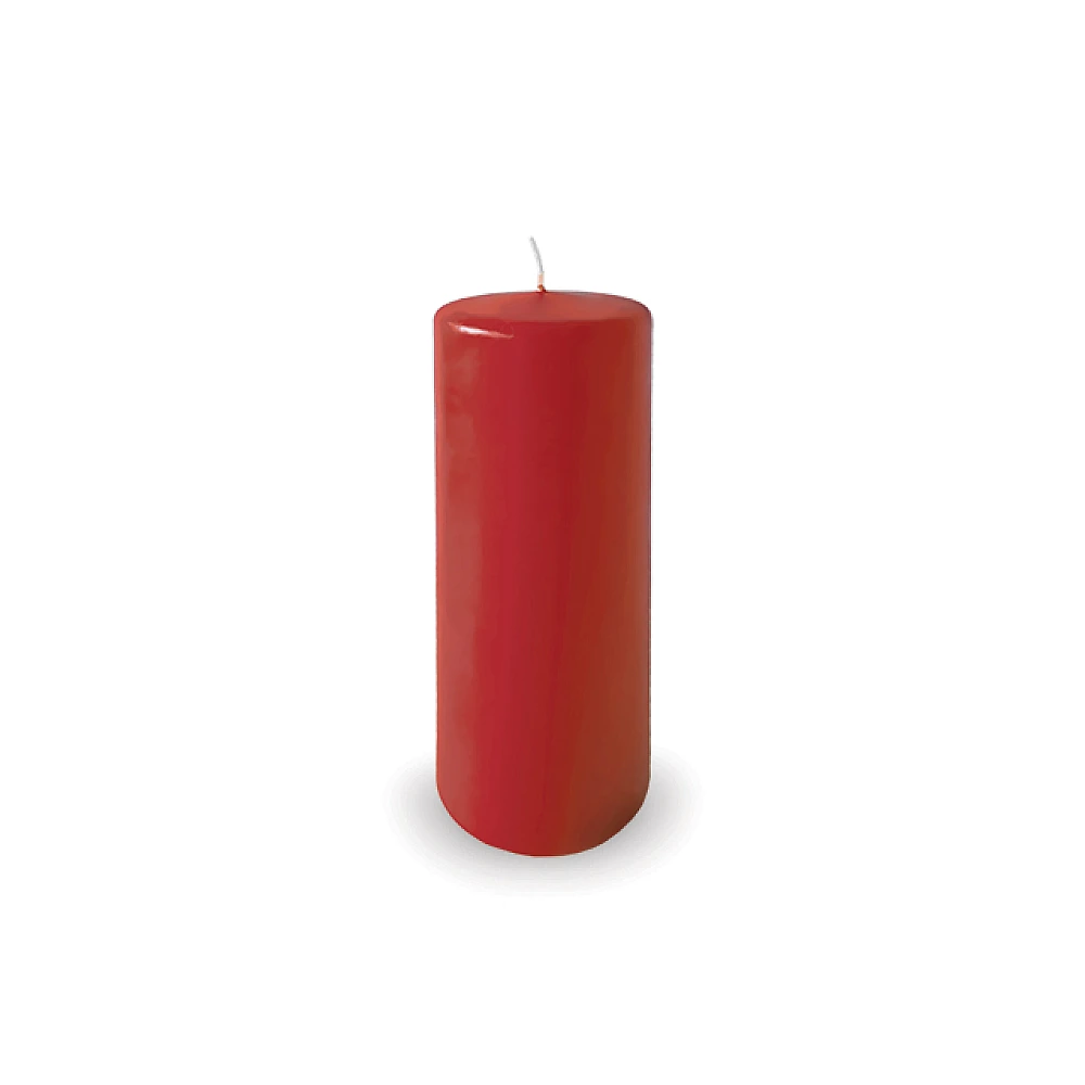 Lumanare Decor 19X7cm, 85ore, rosu