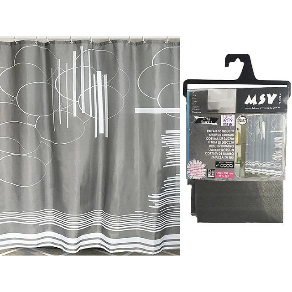 Perdea pentru dus 180X200cm MSV 