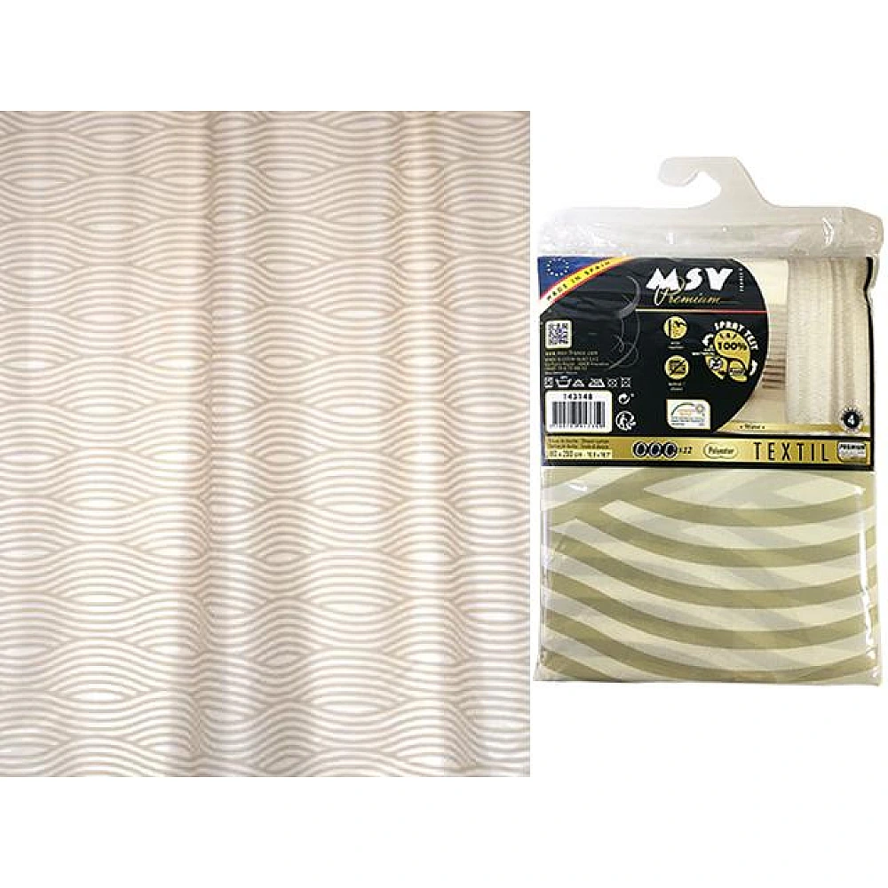 Perdea pentru dus 180X200cm MSV Sahara 