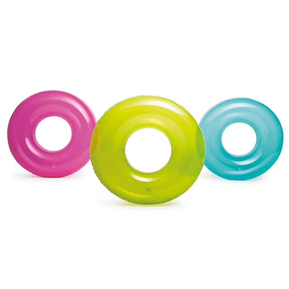 Cerc gonflabil “Transparent” D 76 cm, până la 40 kg, 8+, 3 culori