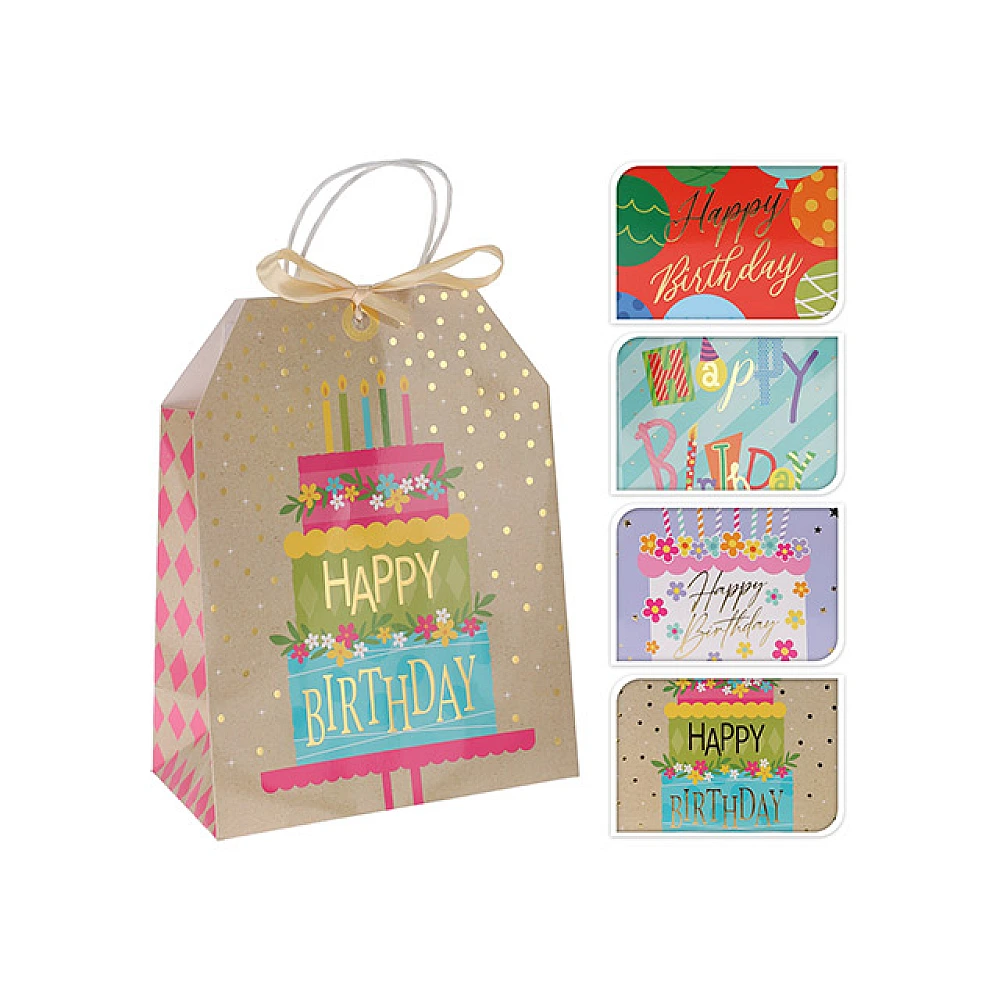Punga pentru cadou 23X12XH30 cm cu fundita 