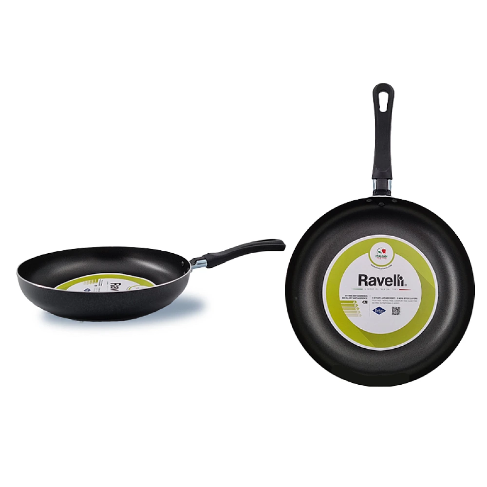 Tigaie Ravelli Black 24cm