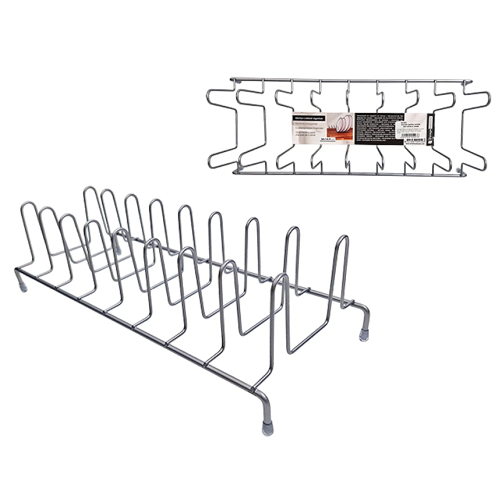 Suport pentru 8 farfurii 34X14X9 cm, metal