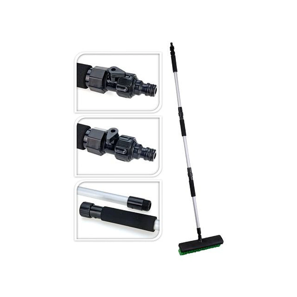 Perie-matura cu coada telescopica, conectarea furtun 150cm