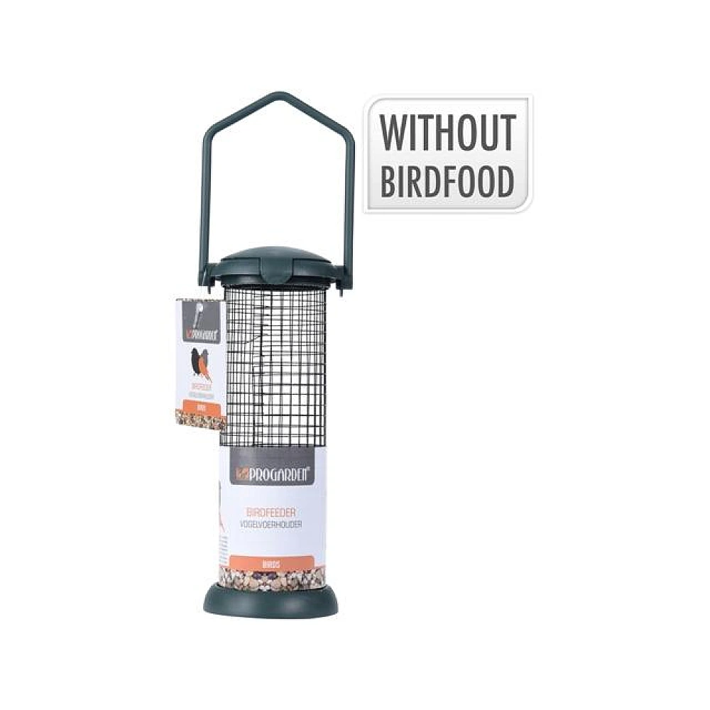 Hranitoare suspendabila pentru pasari H23cm, D8.5cm, plastic