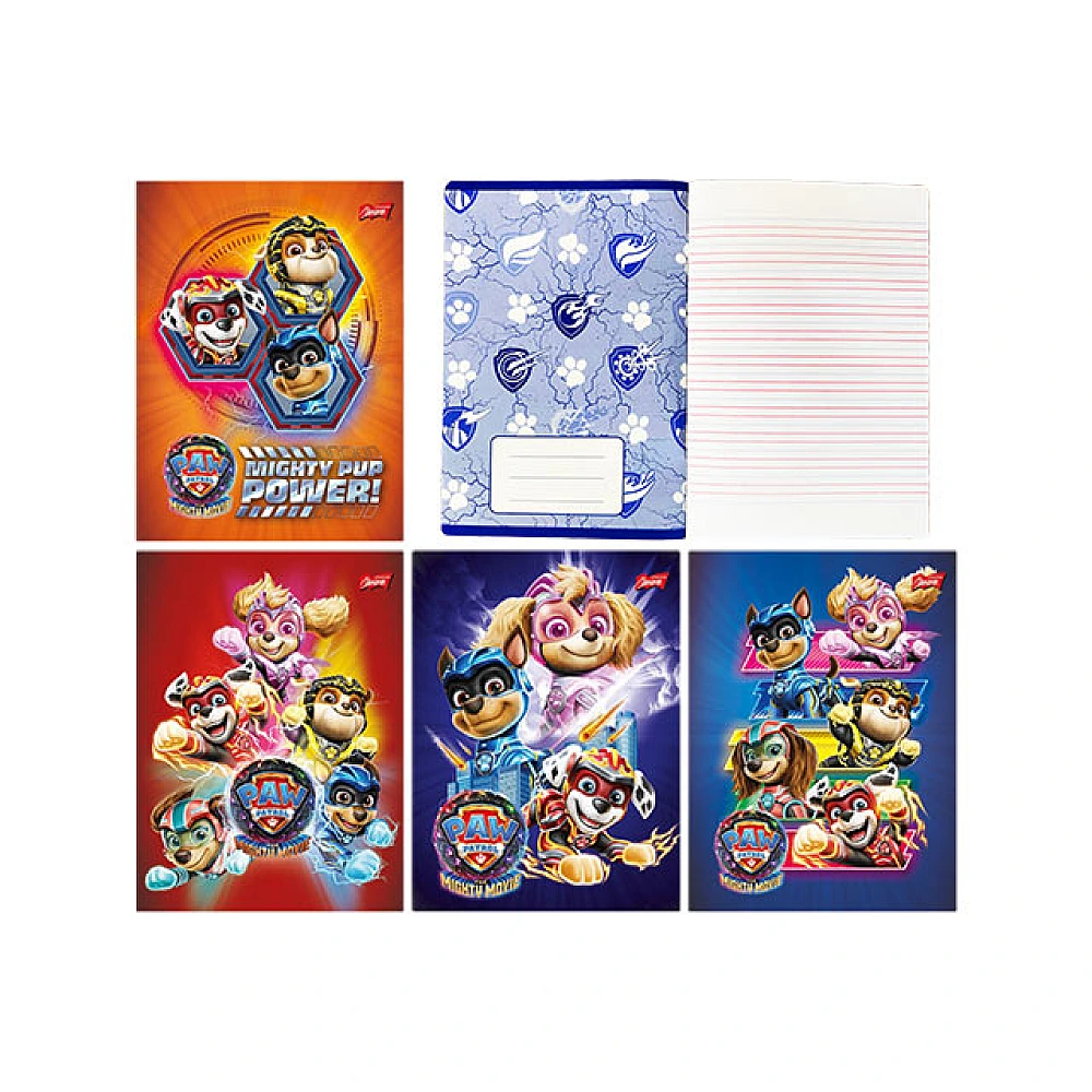 Caiet A5 16 foi linie Paw Patrol
