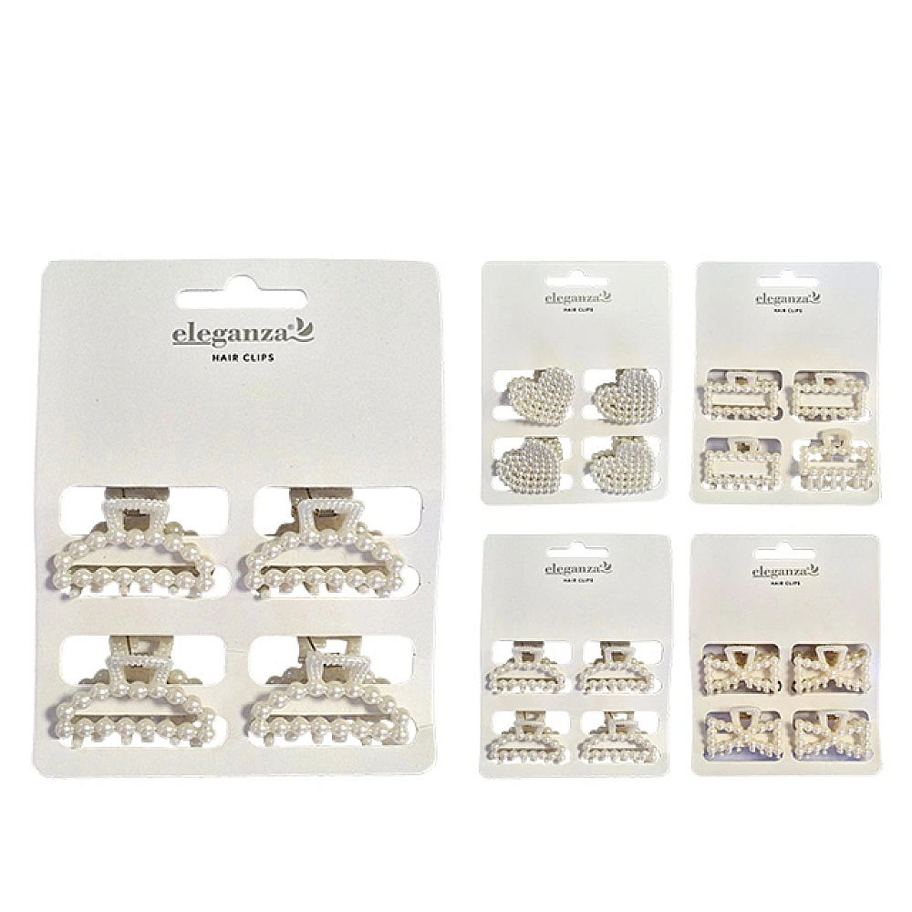 Set de agrafe pentru par Eleganza 4buc 
