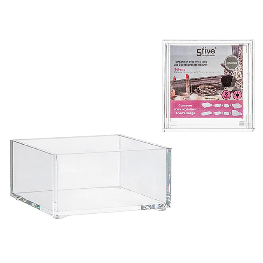 Organizator Five Selena 9.6X9.6X4.8cm, plastic