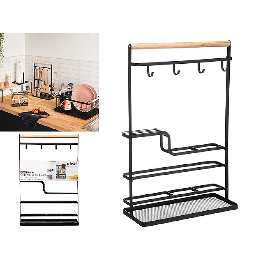 Organizator bucătărie Five 28X12X43.5cm, metal