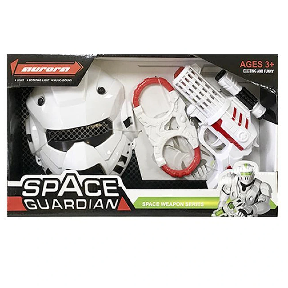 Set de pistol cosmic, casca si sabie 