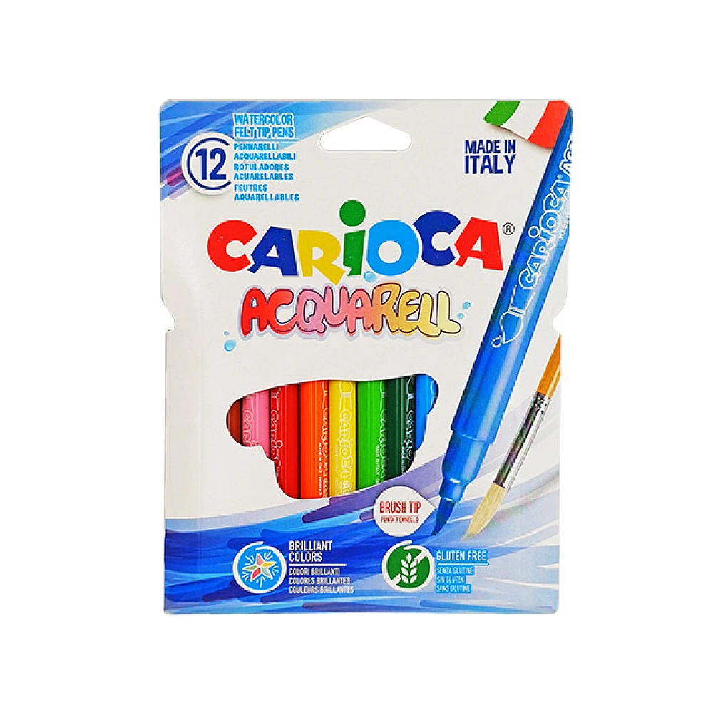 Set carioci 12buc Carioca Acquarell