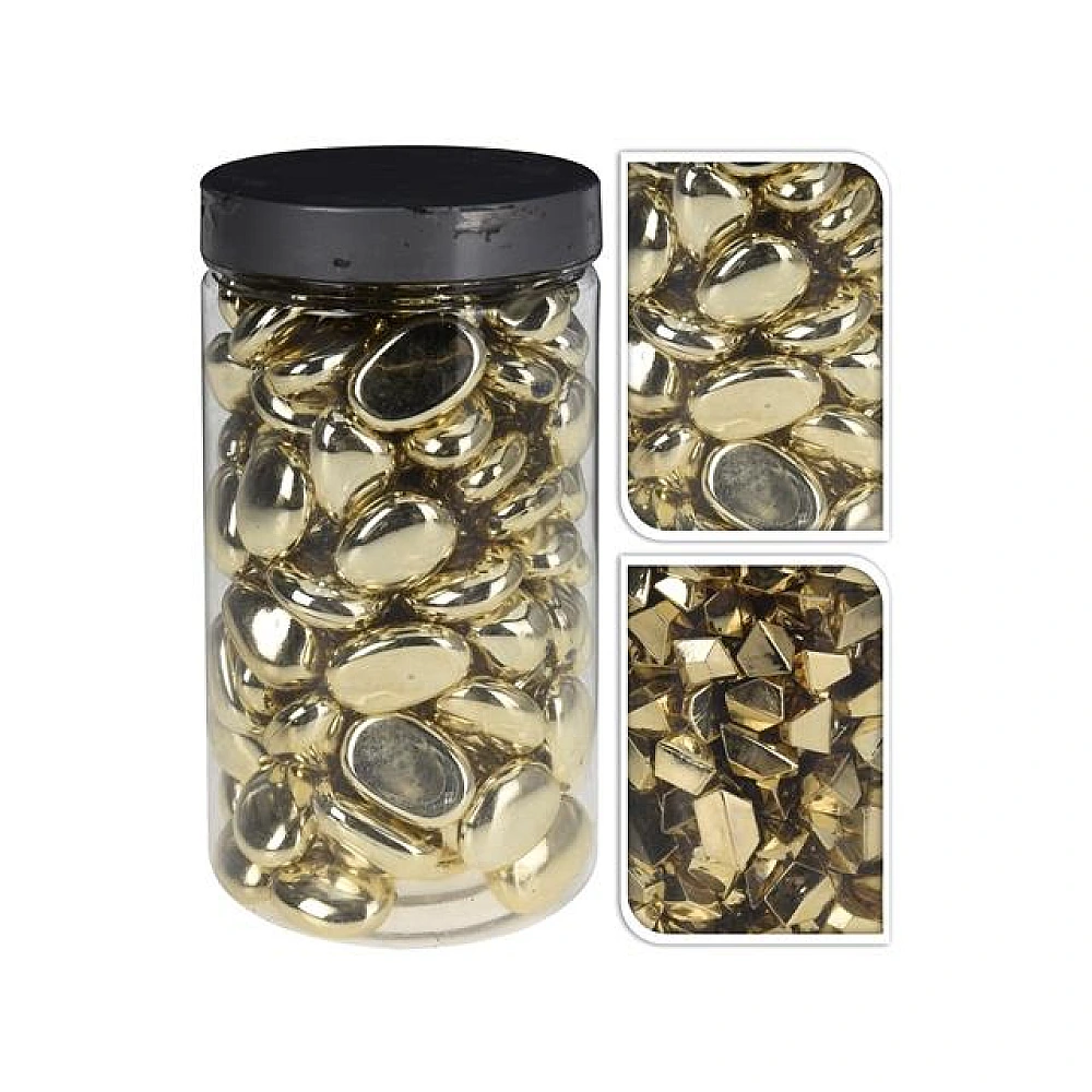 Set pietre decorative 225gr, aurii