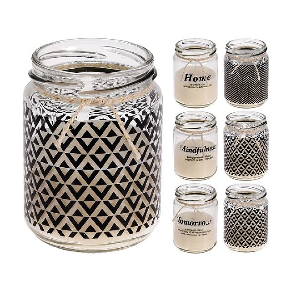 Lumanare in borcan de sticla H&S 