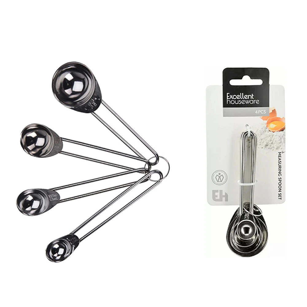 Set linguri de masurare EH 4buc 13cm, inox