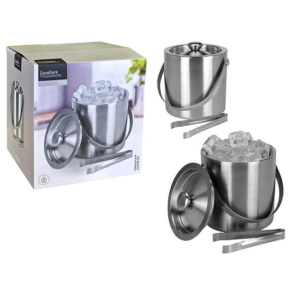 Galeta pentru gheata EH, D15X18,5cm, inox, cu cleste