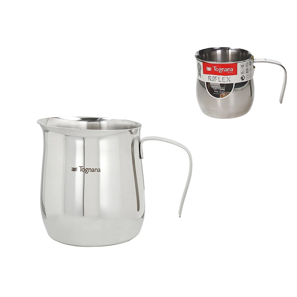 Lactiera pentru 4 cesti 0.35 l Tognana Grancucinа Riflex, inox