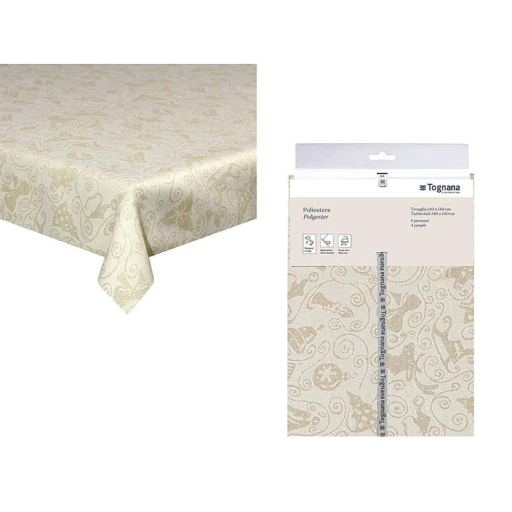 Fata de masa 150X350 cm Tognana Gold Gift, hidrofuga