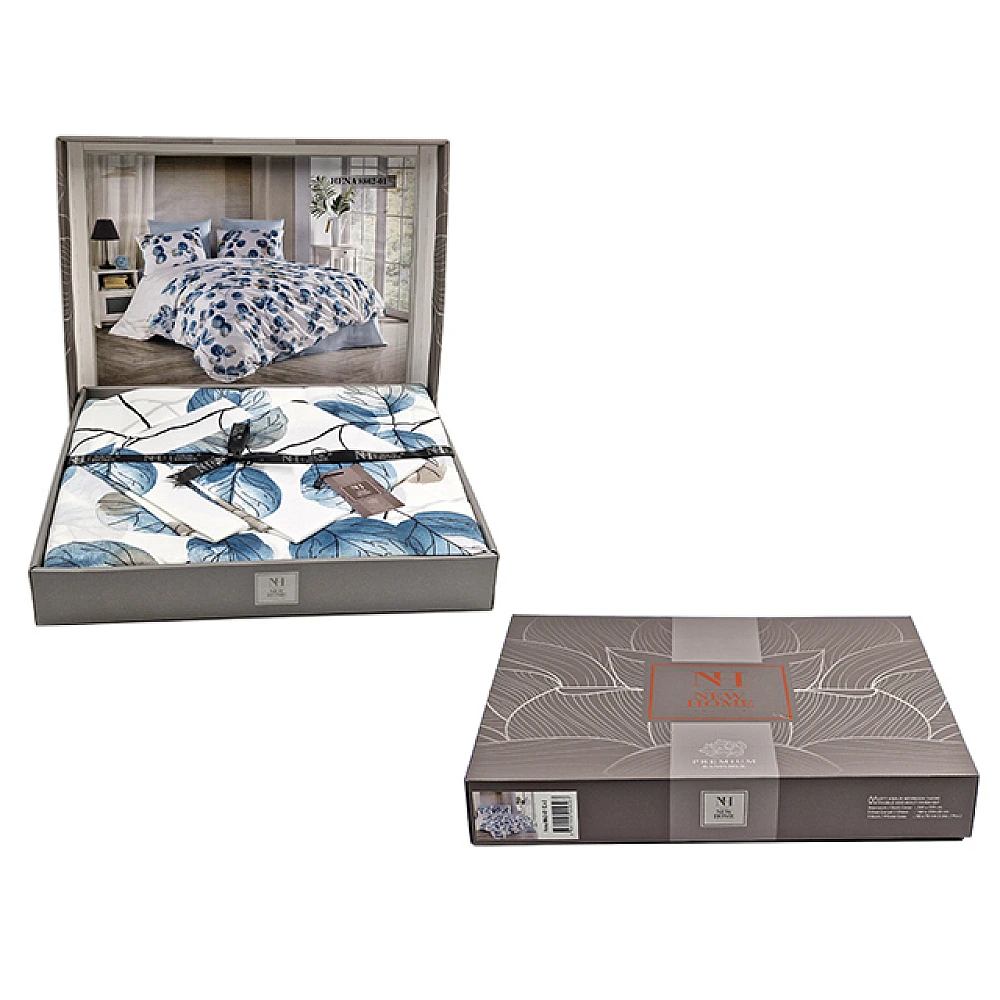 Lenjerie de pat 2 persoane NH Ranforce Premium Hena 8862-01, policotton