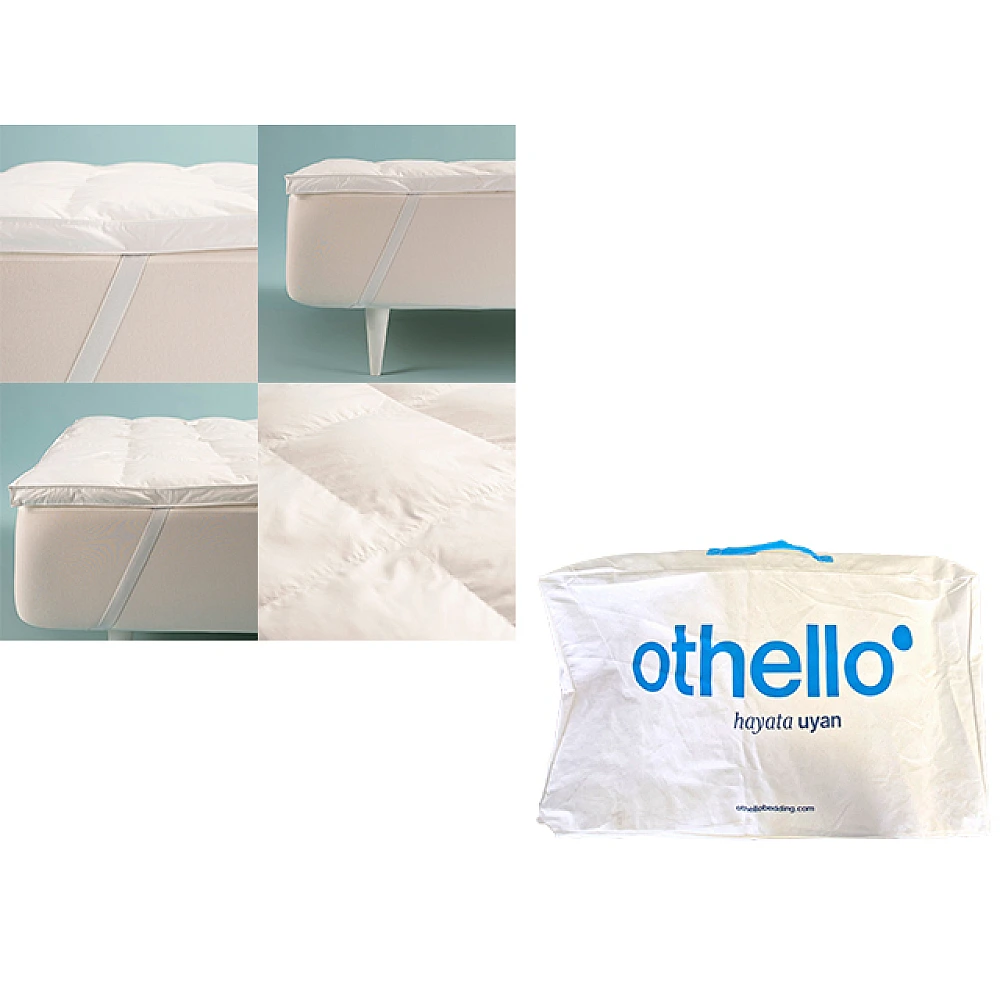 Topper 180Х200 + 5 cm Othello Fibra Comfort, microfibra, benzi elastice la colturi, 3600 g