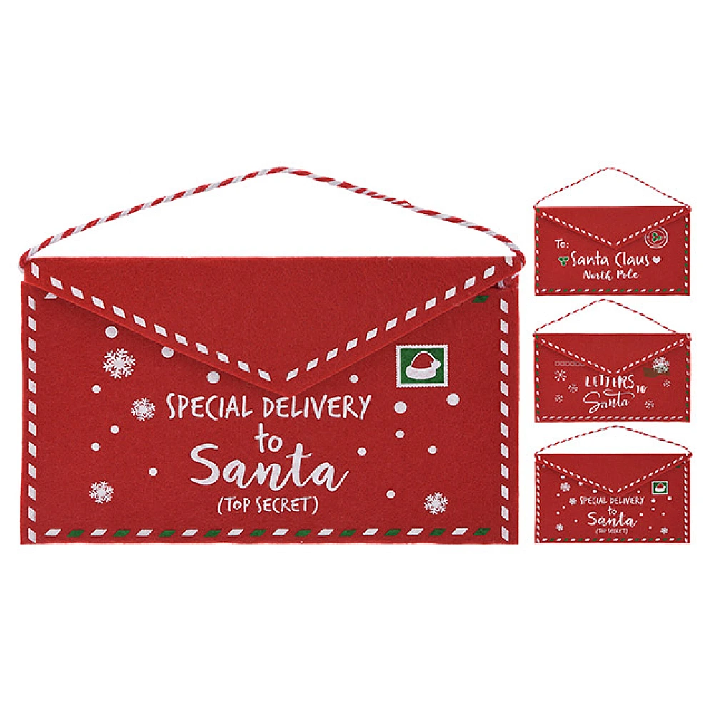 Plic pentru scris lui Mos Craciun 27X16cm