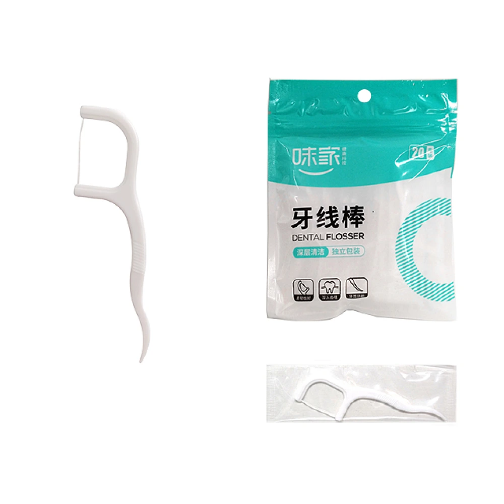 Scobitori cu fir de plastic 20 buc