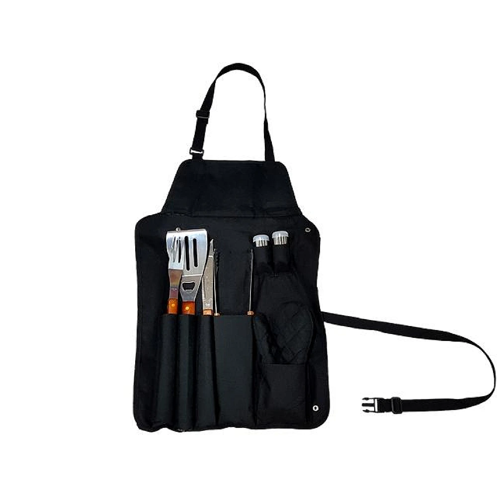 Instrumente pentru gratar BBQ 7buc si sort 42X60cm