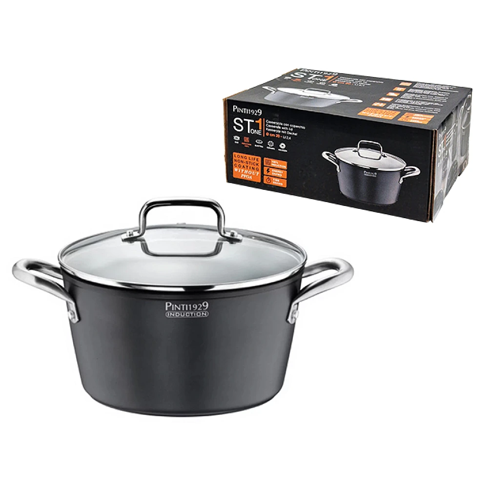 Cratita cu capac Pinti St1 20 cm, 2.5 l