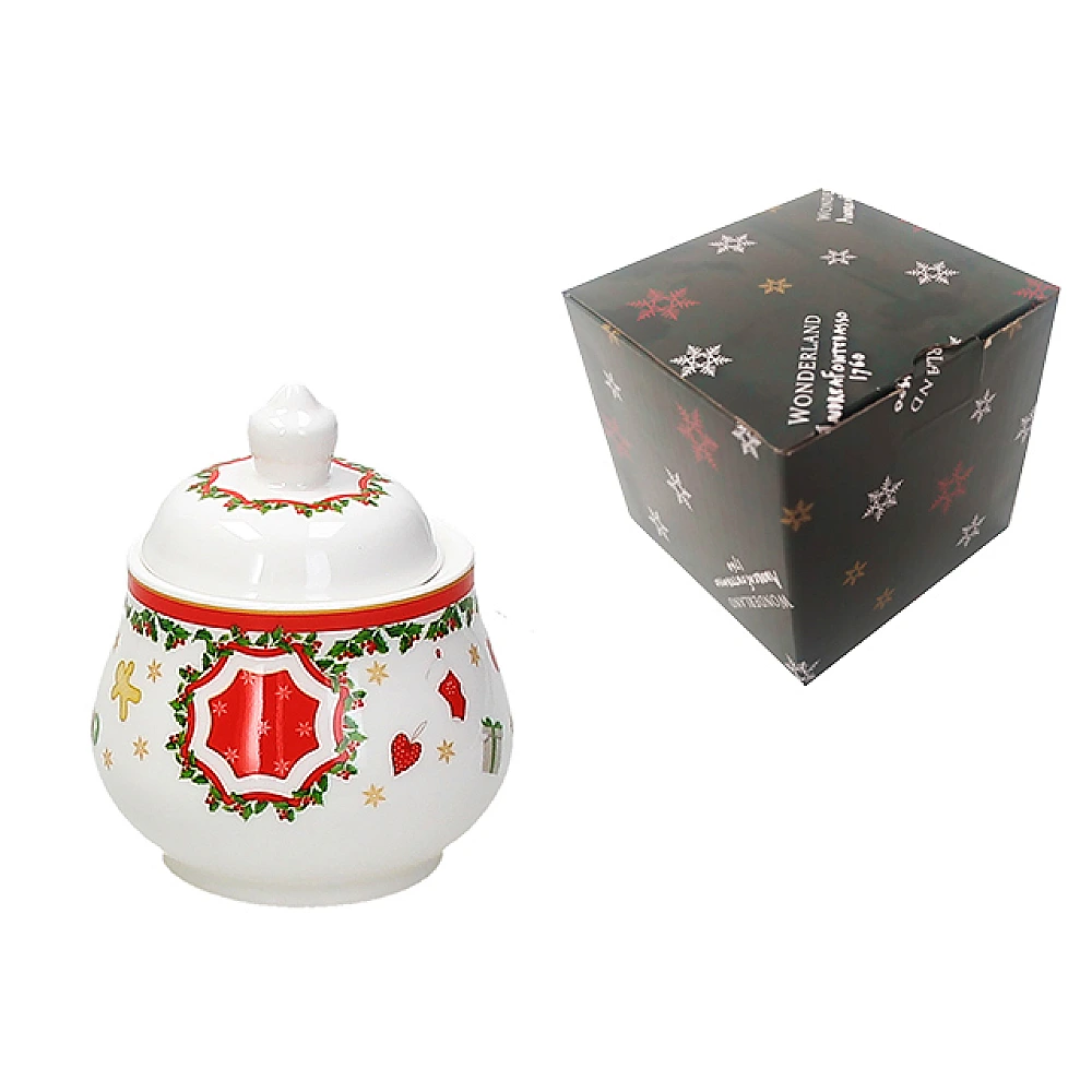 Recipient cu capac pentru zahar Tognana Christmas