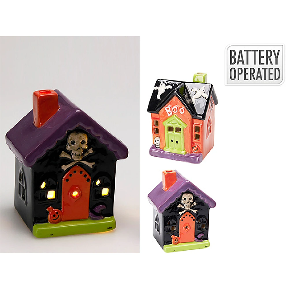Suvenir LED Halloween Casa 8X6.5X10 cm