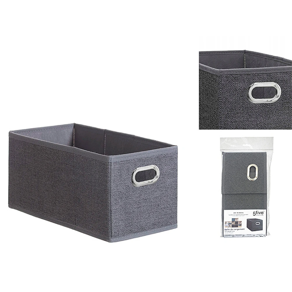 Cutie textilă Five Mix N'Modul 15X31X15cm, gri închis