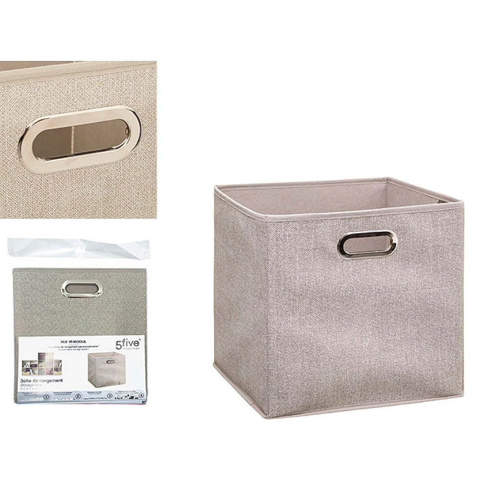 Cutie din textil Five Mix N'Modul 31X31X31cm, bej