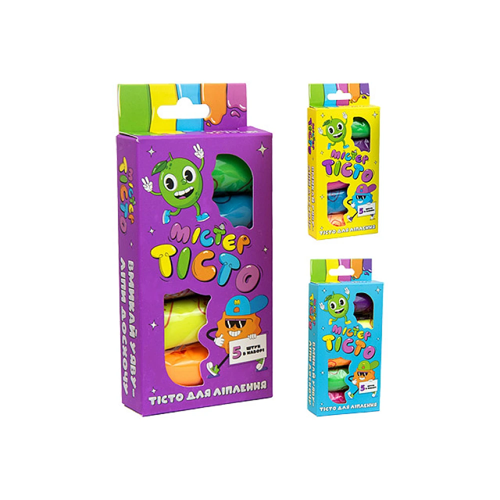 Set pentru creativitate Mr. Aluat 5buc X 20g