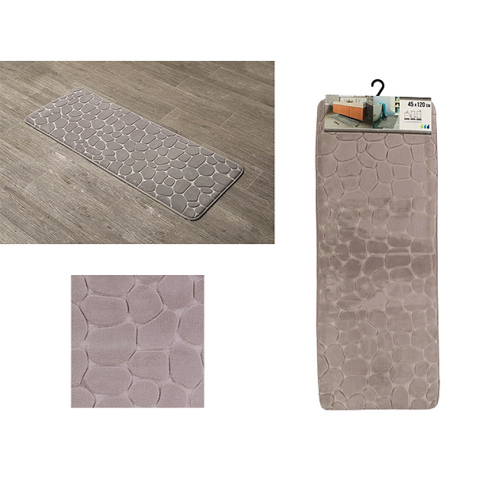 Covoras pentru baie 45Х120cm Tendance, bej, microfibra