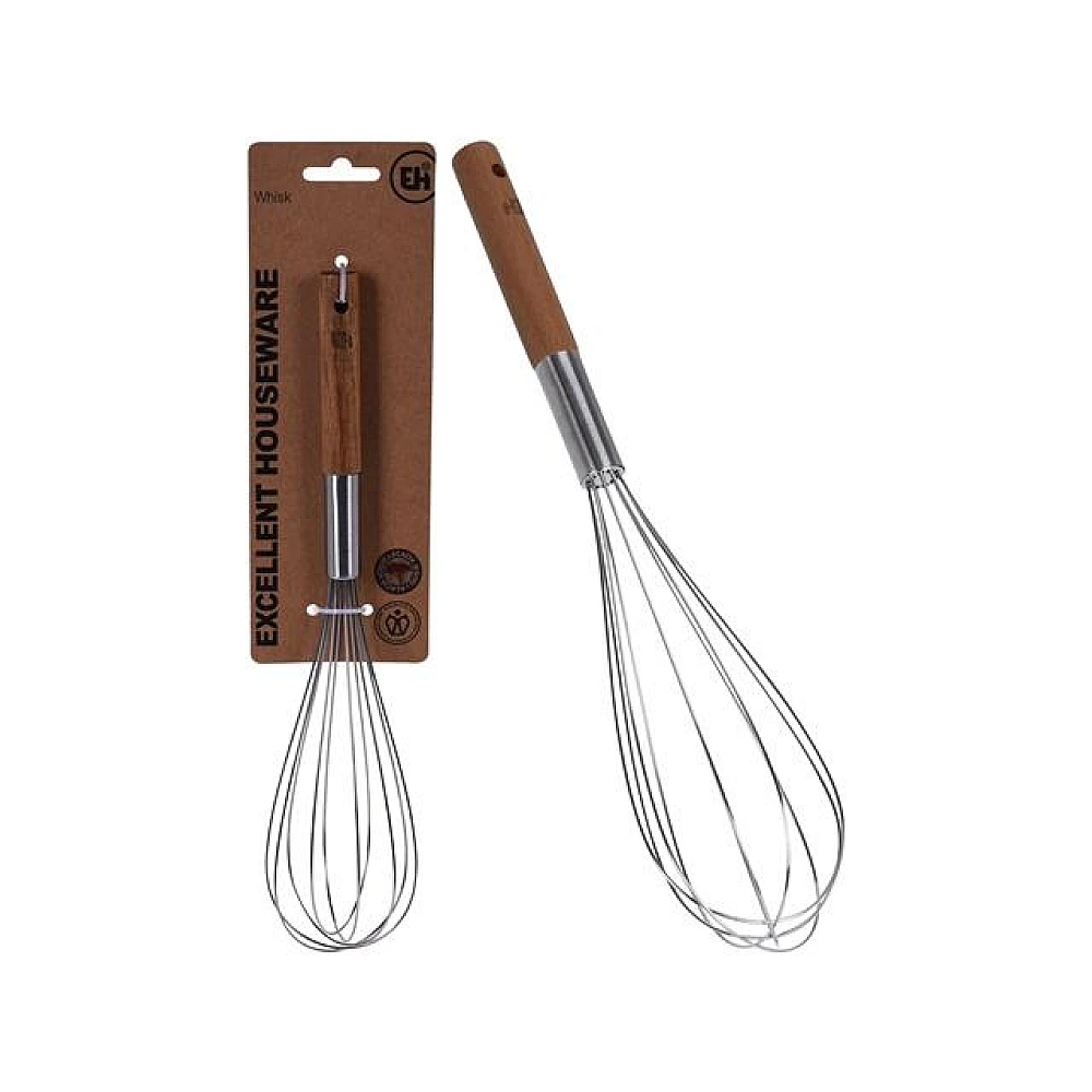 Batator EH 34cm cu maner din lemn, inox