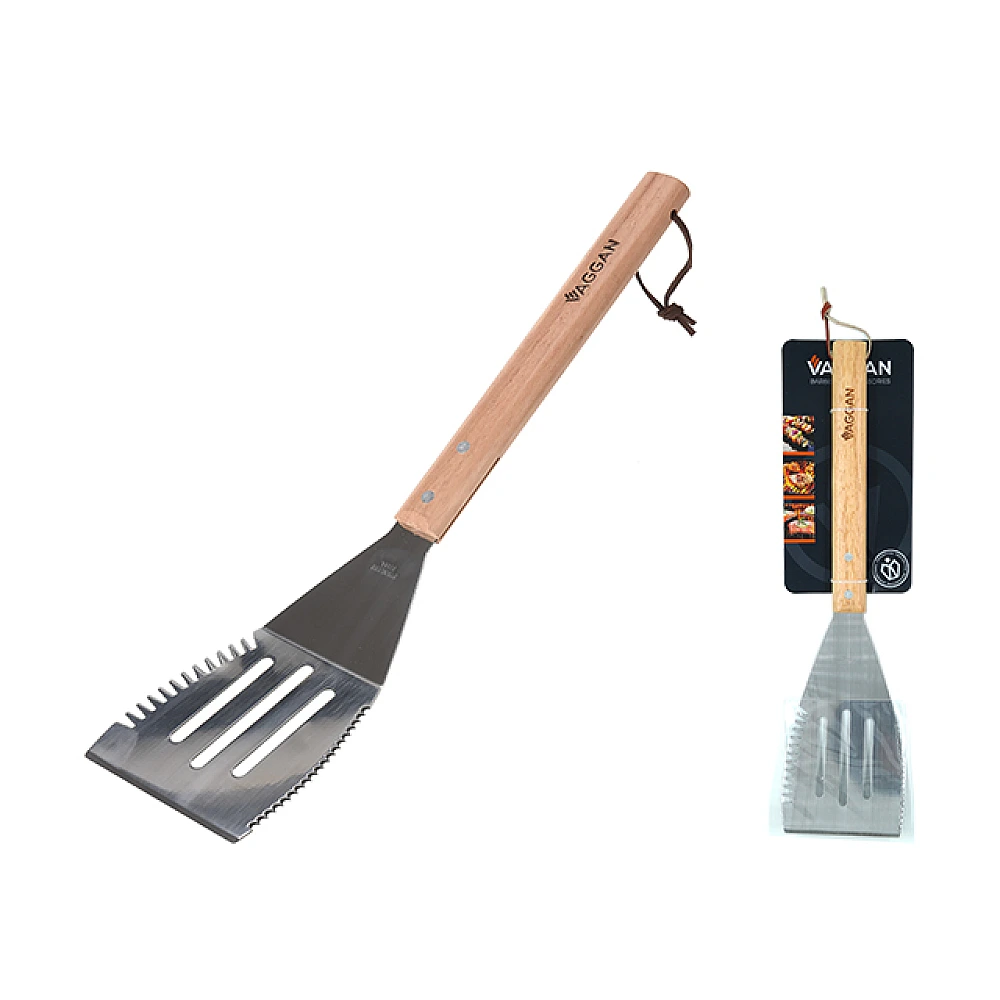 Spatula pentru gratar Vaggan 41cm, maner din lemn