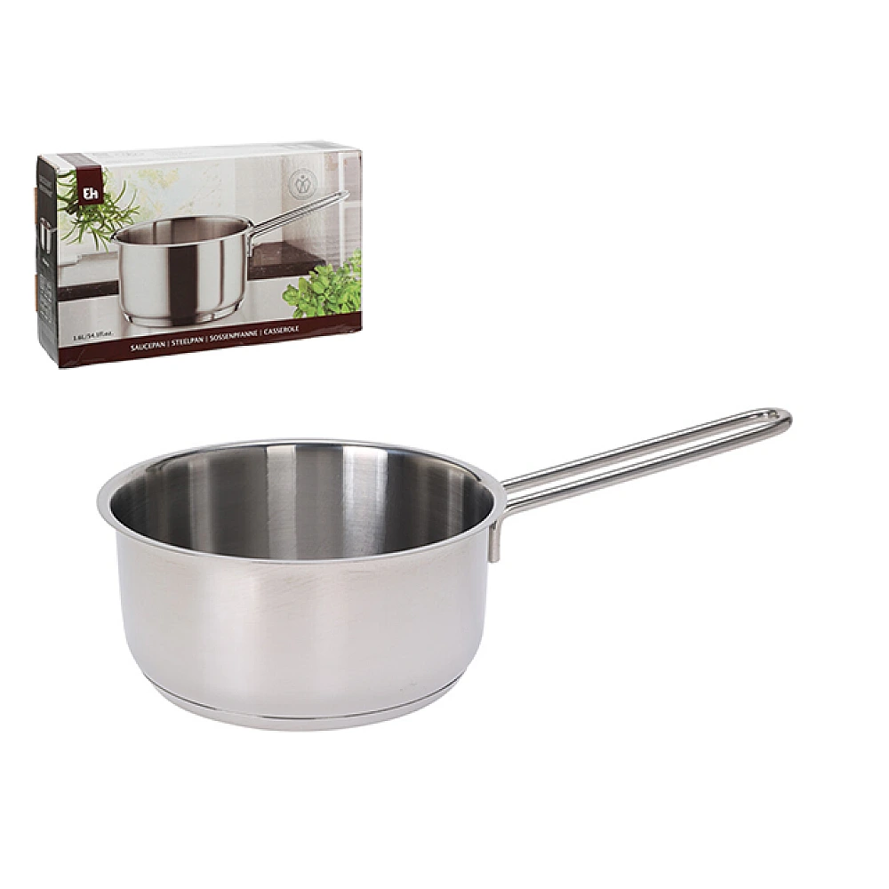 Caus cu un mâner lung, D16cm H8cm, inox