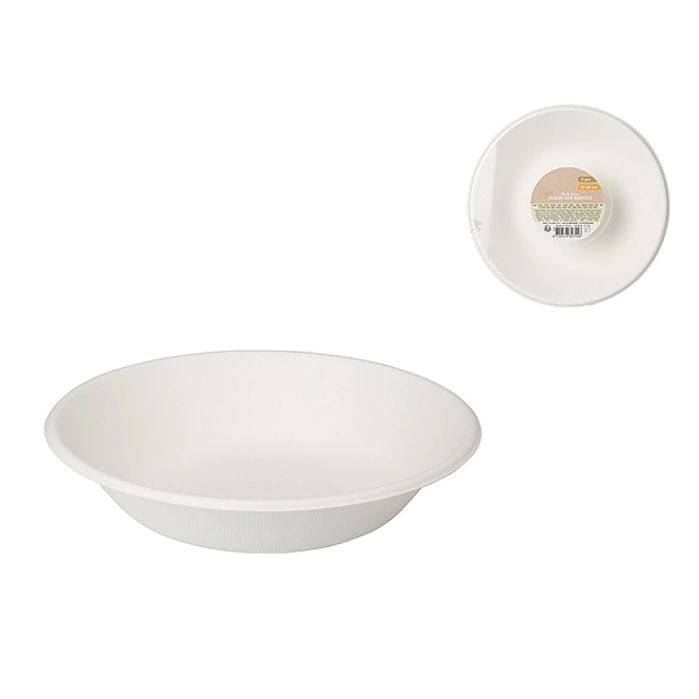 Set farfurii din hârtie ECO 8buc, D19cm
