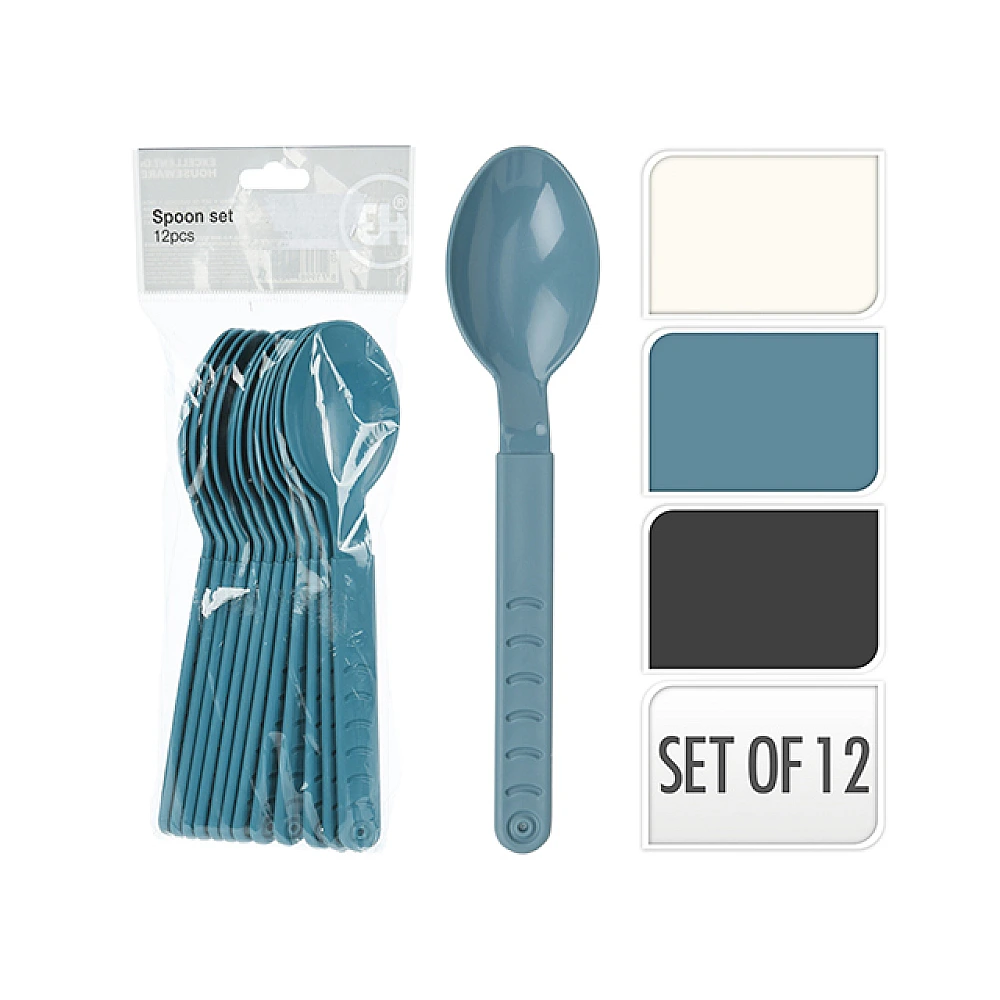 Set linguri de masă EH 12buc, 18cm, plastic