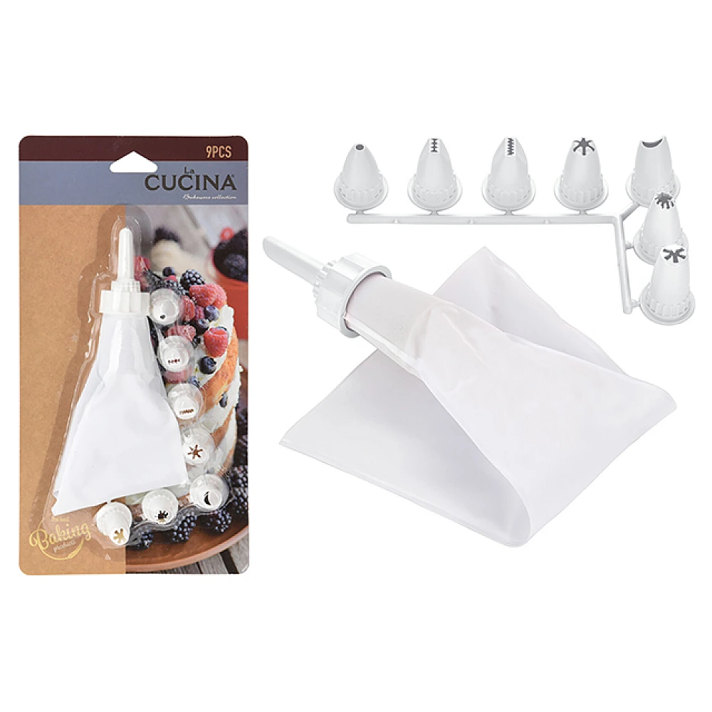 Pungă pentru patiserie Cucina 0.65l si 8duze
