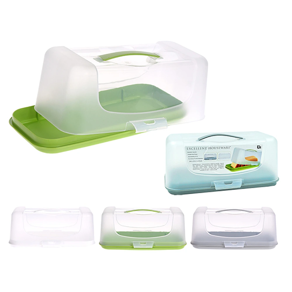 Suport pentru paine cu capac plastic EH 34X14.3X15cm