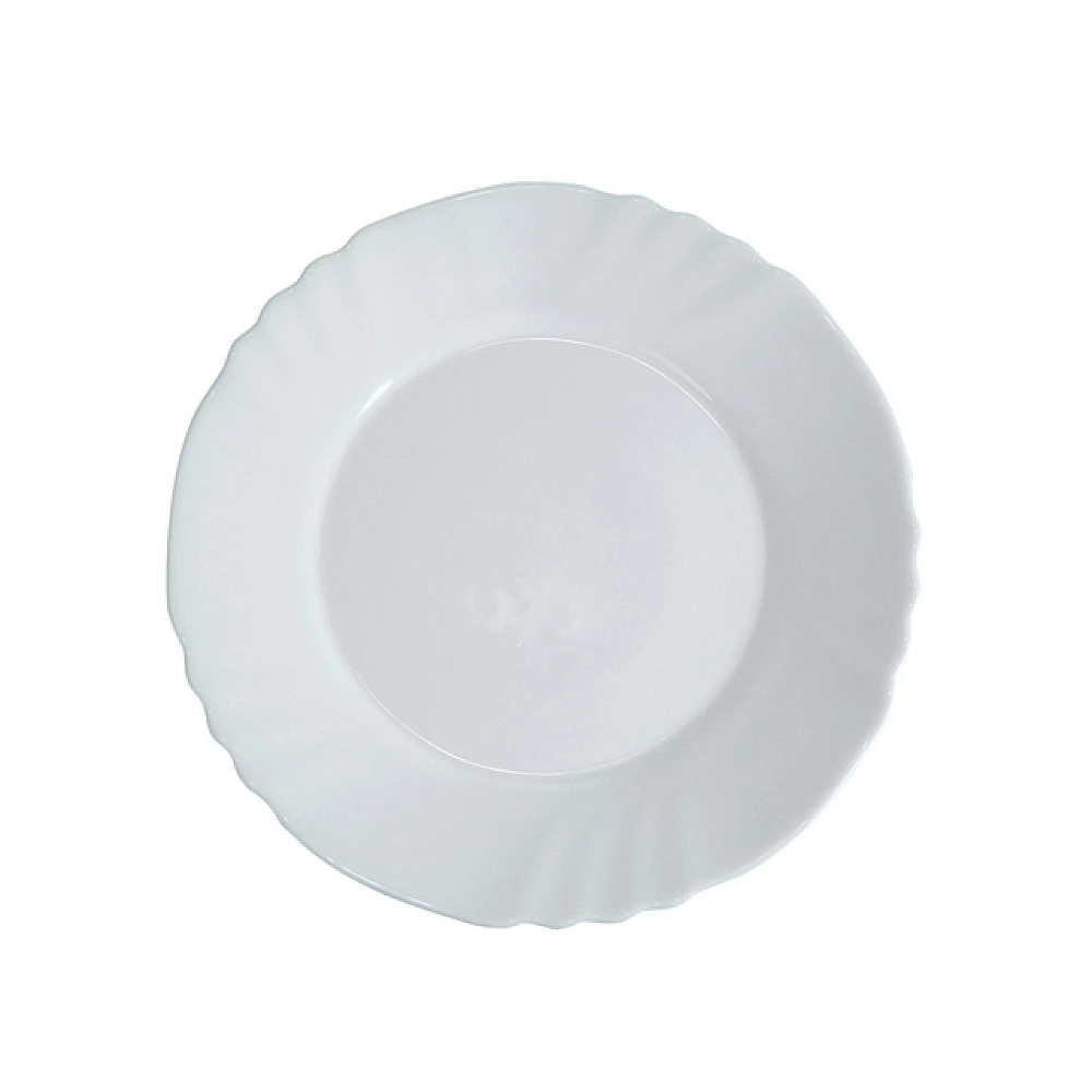 Farfurie de desert 20cm Ebro, alba, sticla da opal