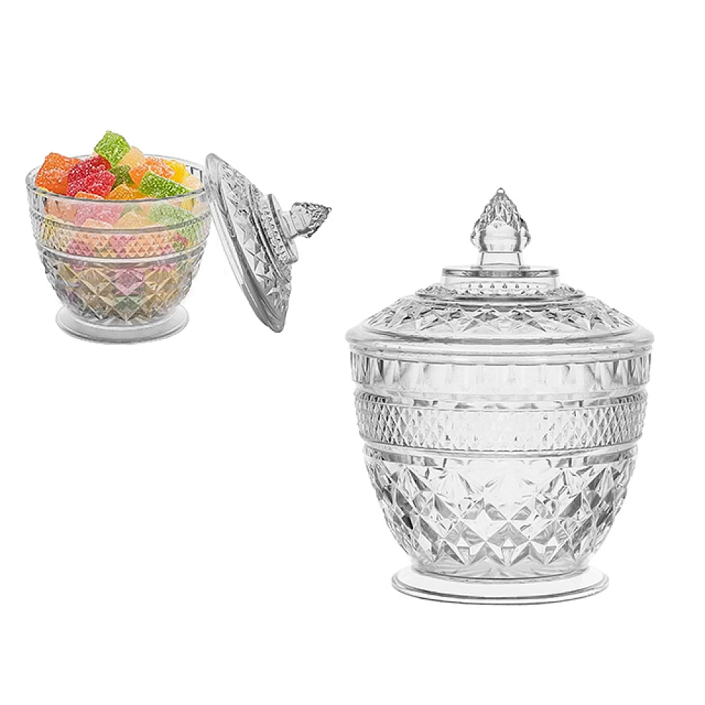 Recipient pentru zahar cu capac EH D11cm H15cm