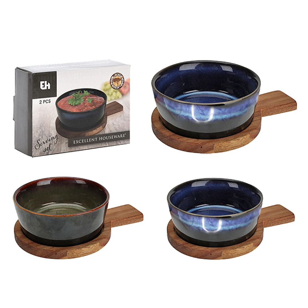 Set pentru aperitiv EH 2 unitati 16X10cm