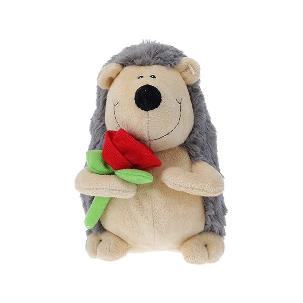 Arici de plus cu floare 18cm