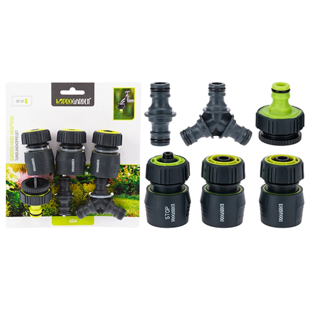 Set conectori cu legatura pentru furtun 6buc