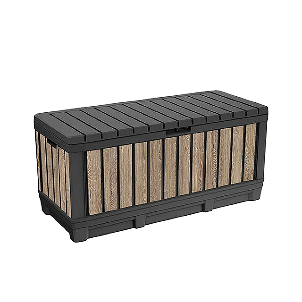 Lada pentru depozitare Keter Kentwood 340l, 128X53.6X59 cm, gri